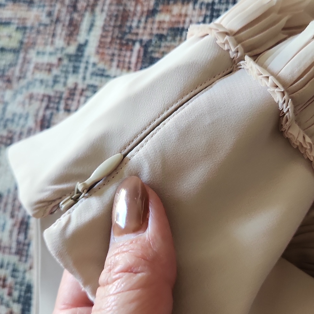 NWT ANN TAYLOR | $138 Tiered Fringed Mini Skirt - Picture 6 of 8